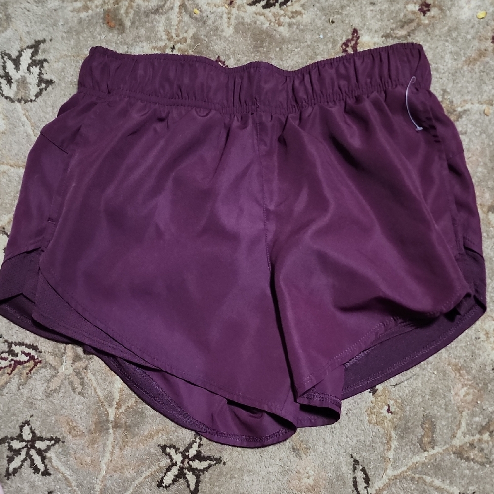 Athletic Works Women's Deep Purple Athletic Shorts